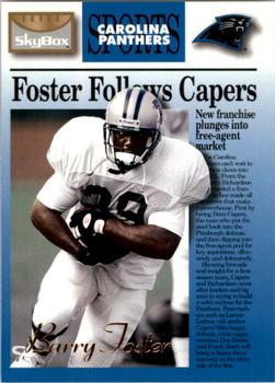 Barry Foster Carolina Panthers 1995 SkyBox Premium NFL #16